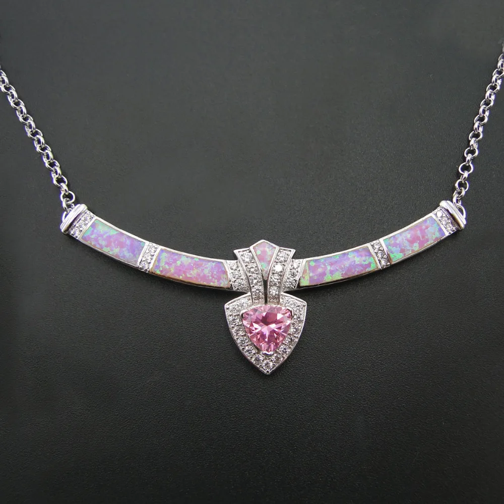 Fashion Jewelry Big Pendant Opal Jewelry Silver Plated Women Pendants Necklace Pink Fire Opal Pendant for Women gift
Fashion Jewelry Big Pendant Opal Jewelry Silver Plated Women Pendants Necklace Pink Fire Opal Pendant for Women gift