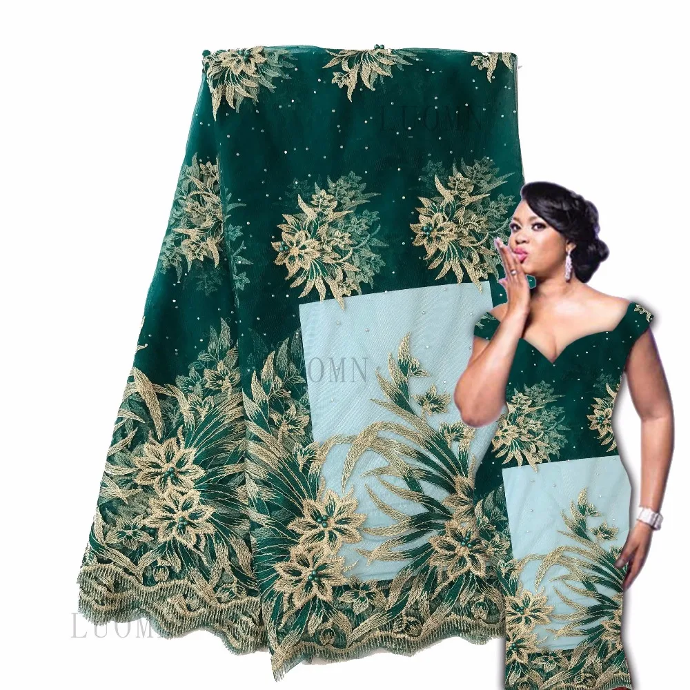 African lace fabric 2019 embroidery Nigeria lace fabric bride high quality French tulle lace fabric women's clothing
African lace fabric 2019 embroidery Nigeria lace fabric bride high quality French tulle lace fabric women's clothing