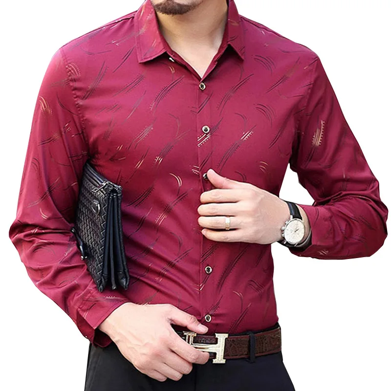 Plus Size 5XL 6XL 7XL New Arrival Spring Autumn Mens Formal Shirts Long Sleeve Printed Men Shirt Tuxedo Shirt Designer Shirts
Plus Size 5XL 6XL 7XL New Arrival Spring Autumn Mens Formal Shirts Long Sleeve Printed Men Shirt Tuxedo Shirt Designer Shirts