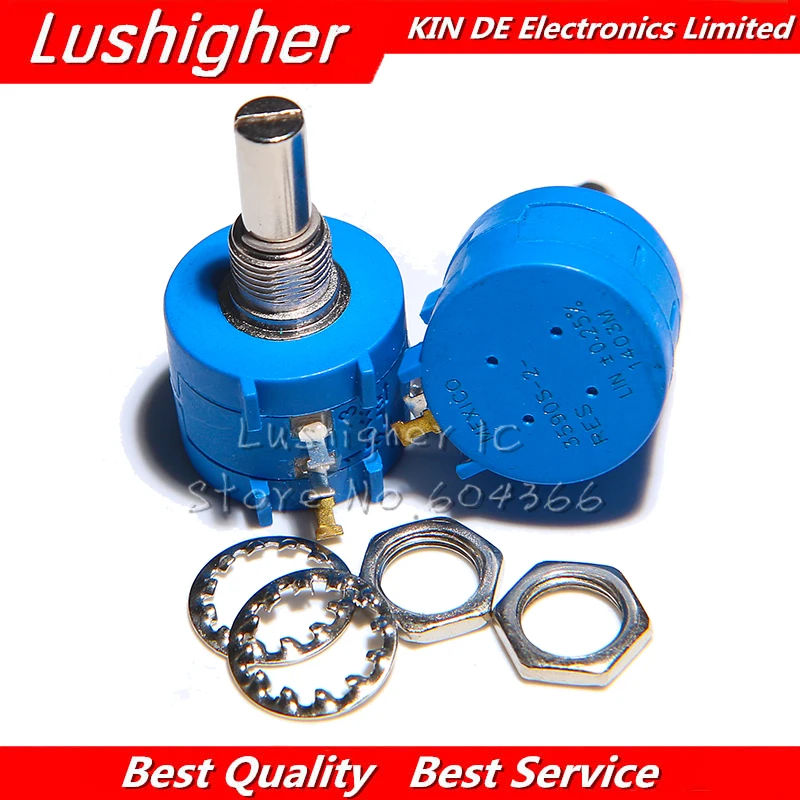 1PCS 3590S 10K Ohm 103 3590S-2-103L 3590S-2-103 3590S-103 Precision Multiturn Potentiometer 10 Ring Adjustable Resistor
1PCS 3590S 10K Ohm 103 3590S-2-103L 3590S-2-103 3590S-103 Precision Multiturn Potentiometer 10 Ring Adjustable Resistor