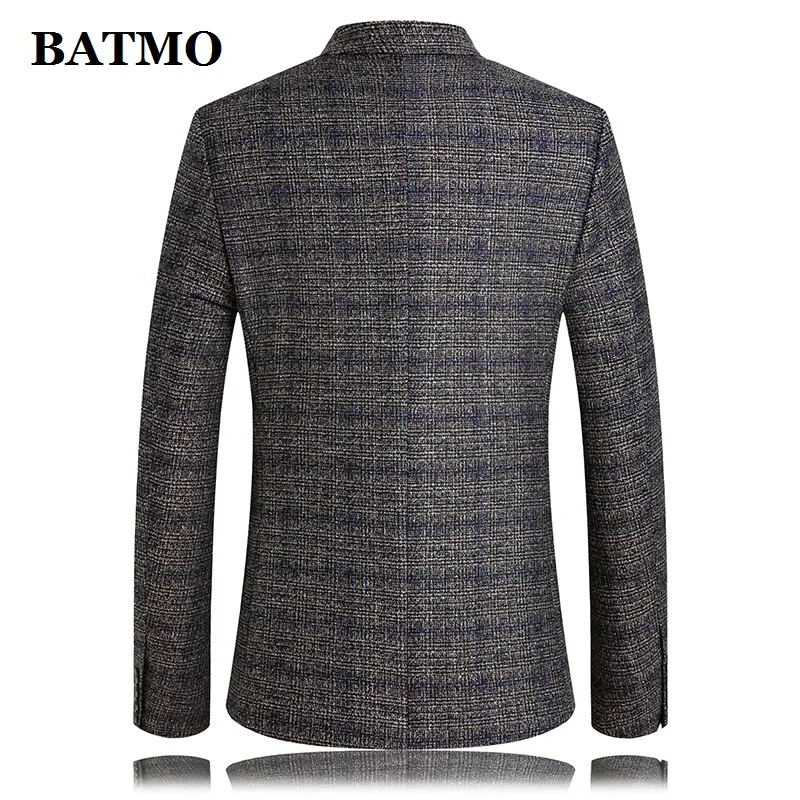 BATMO 2019 new arrival autumn high quality plaid casual slim blazer men,male suits,men's jackets ,plus-size M-4XL 1901
BATMO 2019 new arrival autumn high quality plaid casual slim blazer men,male suits,men's jackets ,plus-size M-4XL 1901