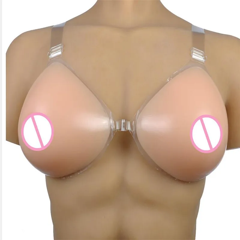 Реалистичная силиконовая форма для груди 2020 1200 г/пара цвет: бежевый с плечевыми