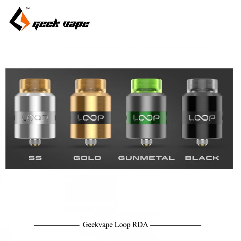 Оригинальный RDA атомайзер Geekvape loop 24 мм vape с уникальным W образным блоком
