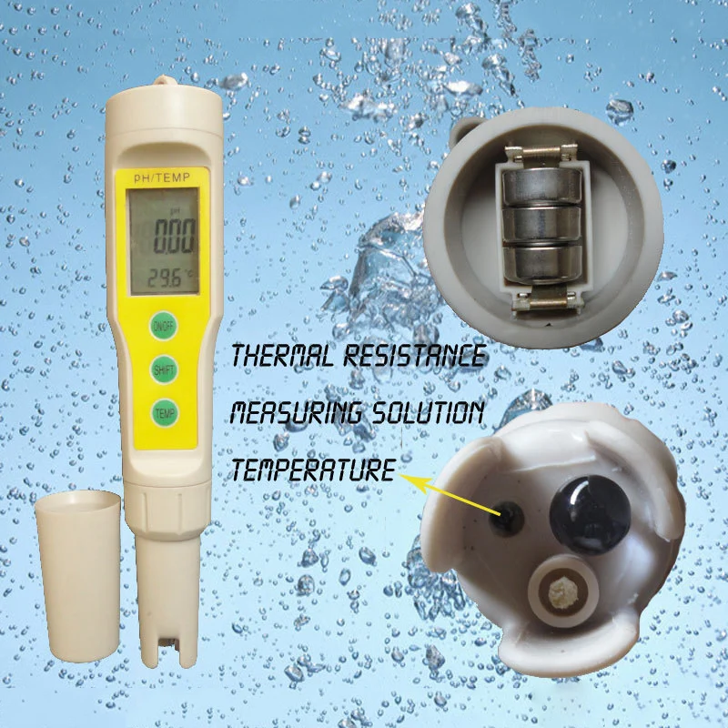 Ph Meter High Accuracy Water Quality Digital Display 2 Points Automatic Calibration Portable for Pool Laboratory Medidor De Ph
Ph Meter High Accuracy Water Quality Digital Display 2 Points Automatic Calibration Portable for Pool Laboratory Medidor De Ph