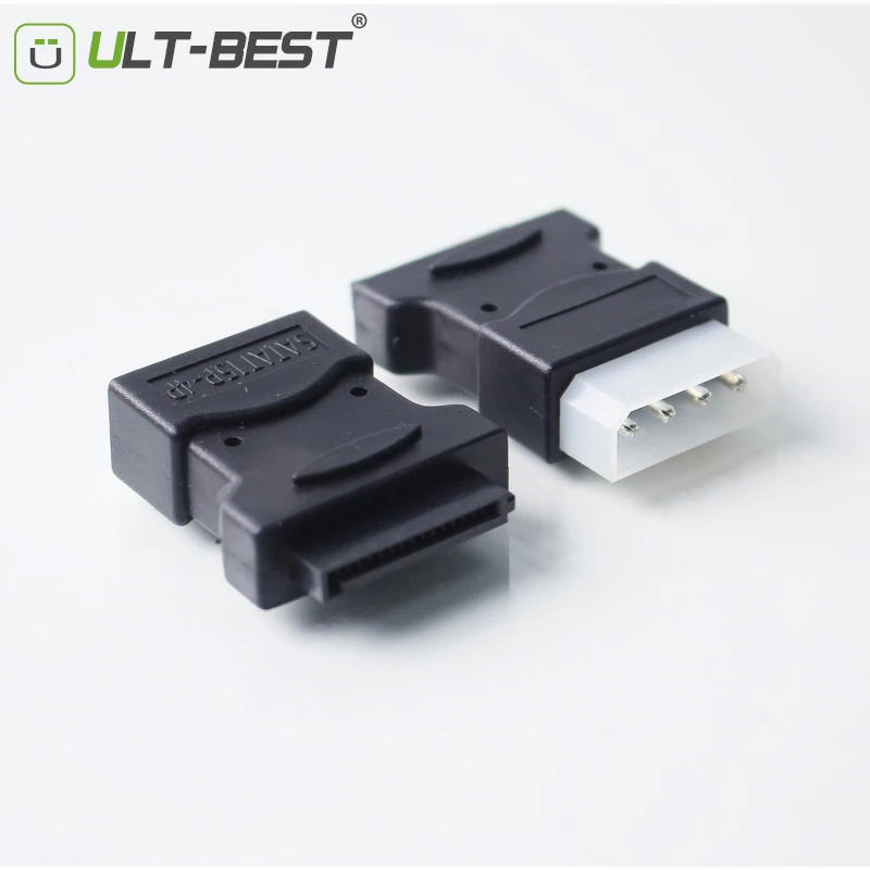 ИИ лучше 2 шт. SATA адаптер 15 P для Женский Molex IDE 4pin LP4 4 разъем PCI E Мощность конвертер