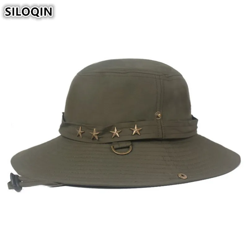 SILOQIN 2019 New Men's Beach Hat Adult Women's Anti-UV Bucket Hats Big Sun Visor Caps Summer Wind Rope Fixed Sun Protection Cap
SILOQIN 2019 New Men's Beach Hat Adult Women's Anti-UV Bucket Hats Big Sun Visor Caps Summer Wind Rope Fixed Sun Protection Cap