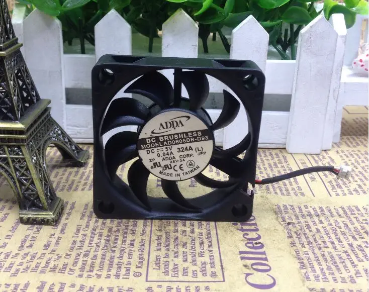 ADDA AD0605DB-D93 6 см 6015 60*60*15 мм 0.04A DC 5V двойной шариковый осевой вентилятор охлаждения
ADDA AD0605DB-D93 6 см 6015 60*60*15 мм 0.04A DC 5V двойной шариковый осевой вентилятор охлаждения