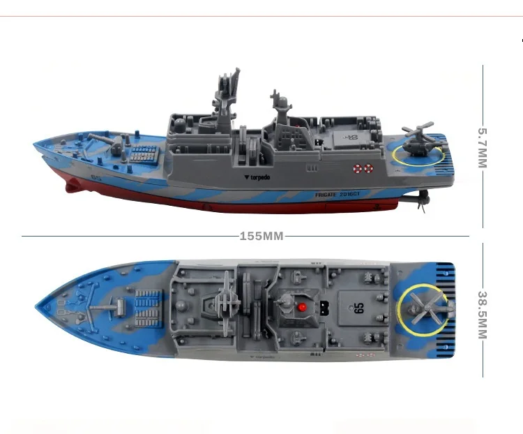 YUKALA 2.4G 4channels Remote Control wall ship High-Speed Mini RC racing Ship Boat |