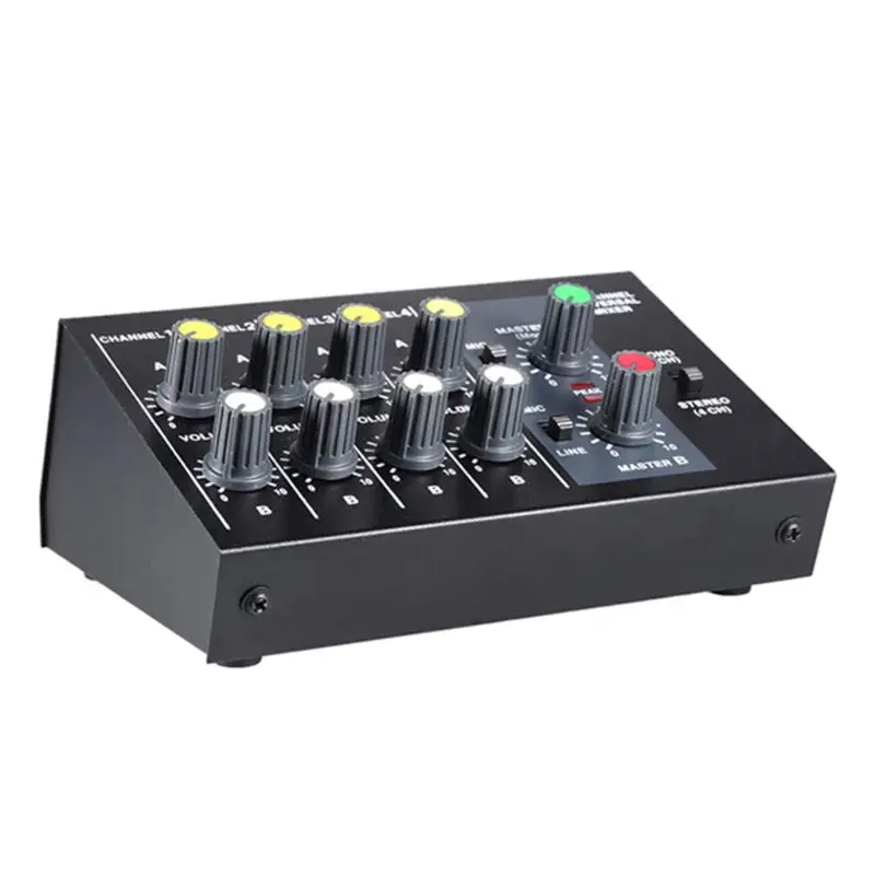 8 Channel Sound Universal Digital Mixer Adjusting Microphone Mixing Console Mono/Stereo Mono/Stereo EU/US Plug
8 Channel Sound Universal Digital Mixer Adjusting Microphone Mixing Console Mono/Stereo Mono/Stereo EU/US Plug