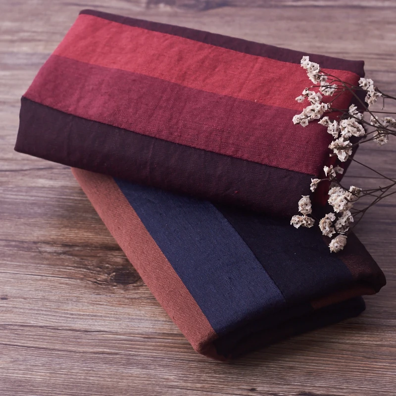The spring section linen rayon fabric Yarn dyed stripes material High-grade clothing fabrics
The spring section linen rayon fabric Yarn dyed stripes material High-grade clothing fabrics
