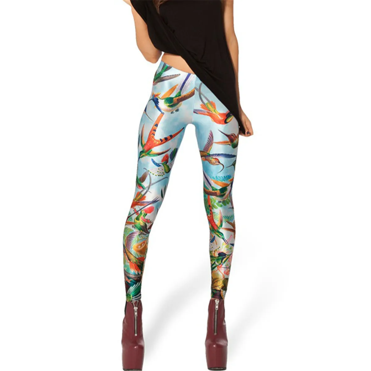 Slim Jeggings Elastic High Waist Pants New Women Fashion Print Capris Stretch Skinny Trousers Tattoo Women Body Clubwear
Slim Jeggings Elastic High Waist Pants New Women Fashion Print Capris Stretch Skinny Trousers Tattoo Women Body Clubwear