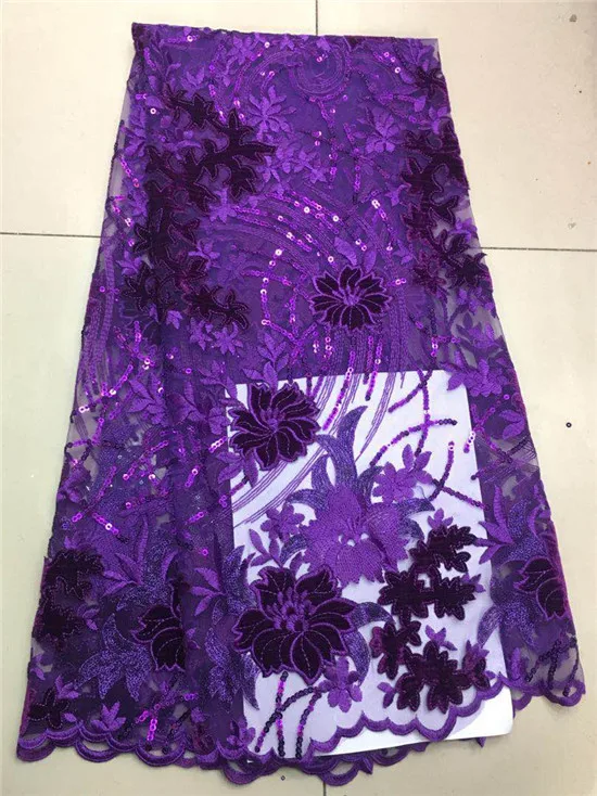 African Tulle Mesh Lace Fabric High Quality purple Sequins Lace Fabric 2019 French Net Lace Fabric With Sequins for Dress
African Tulle Mesh Lace Fabric High Quality purple Sequins Lace Fabric 2019 French Net Lace Fabric With Sequins for Dress