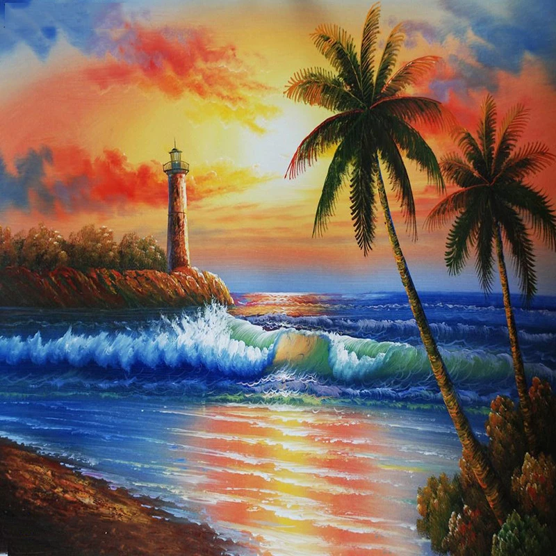 Full square/Round drill Diamond embroidery seaside 5D DIY diamond Painting Cross Stitch Rhinestone Mosaic HYY
Full square/Round drill Diamond embroidery seaside 5D DIY diamond Painting Cross Stitch Rhinestone Mosaic HYY