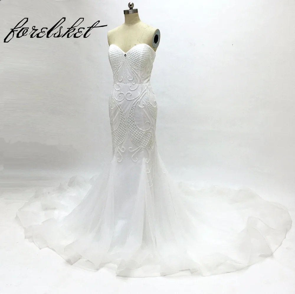 White Mermaid Wedding Dresses 2020 Full Beading Bridal Gowns Court Train Luxury Crystal Soft Tulle Sweetheart Wedding Party Dres
White Mermaid Wedding Dresses 2020 Full Beading Bridal Gowns Court Train Luxury Crystal Soft Tulle Sweetheart Wedding Party Dres