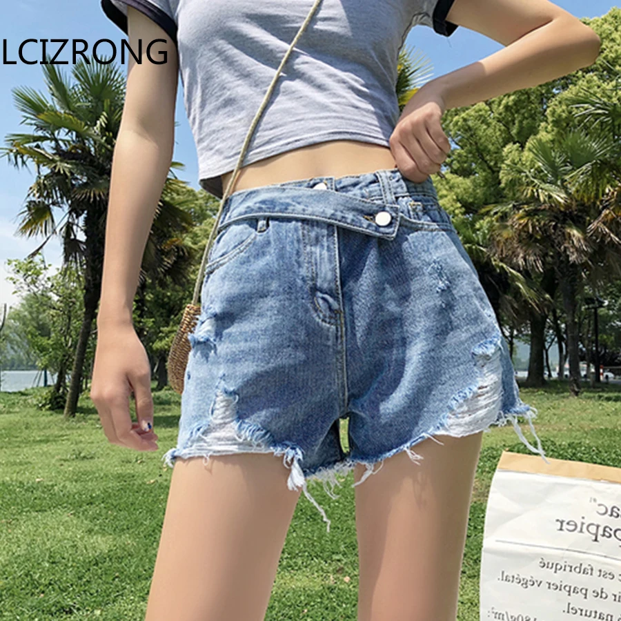 Sexy Ripped Denim Shorts Women Fashion High Waist Streetwear Short Jeans 2019 Summer Casual Hot Shorts Female Plus Size Black
Sexy Ripped Denim Shorts Women Fashion High Waist Streetwear Short Jeans 2019 Summer Casual Hot Shorts Female Plus Size Black
