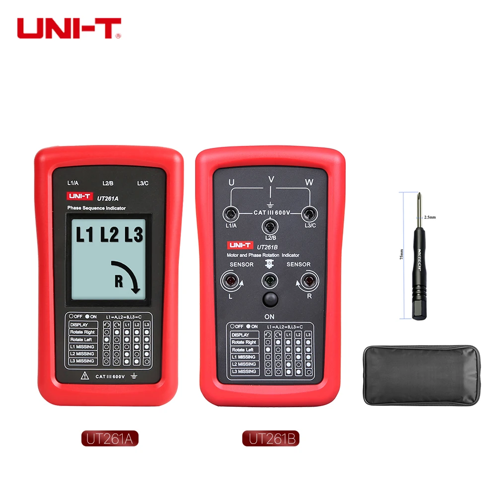 UNI-T UT261B UT261A 3-фазный последовательный индикатор измеритель и мотор рулевой редуктор последовательная фаза индикация двигателя рулевое упра...
UNI-T UT261B UT261A 3-фазный последовательный индикатор измеритель и мотор рулевой редуктор последовательная фаза индикация двигателя рулевое упра...