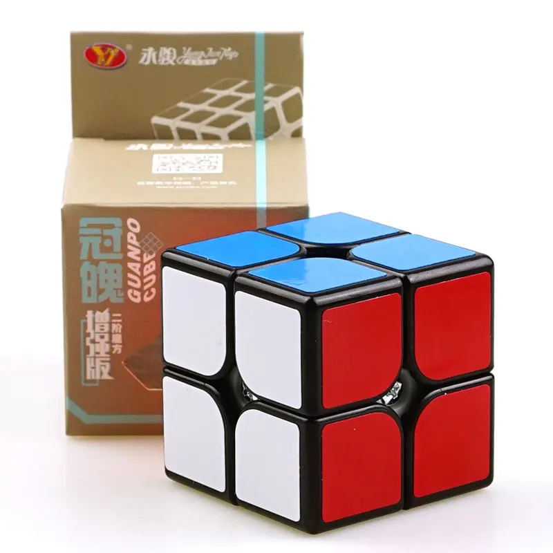 2018 Новый 2x2x2 кубик рубика Magic Cube карман Скорость головоломки 50 мм Развивающие