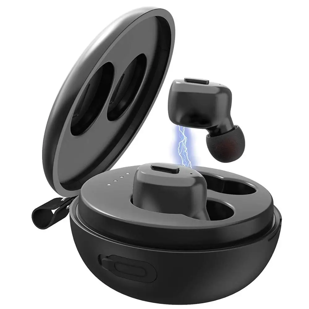 Bluetooth 5,0 беспроводные наушники, Автоматическое Сопряжение HiFi Звук IPX8 водонепроницаемый bluetooth наушники стерео с беспроводной зарядным чехло...
Bluetooth 5,0 беспроводные наушники, Автоматическое Сопряжение HiFi Звук IPX8 водонепроницаемый bluetooth наушники стерео с беспроводной зарядным чехло...
