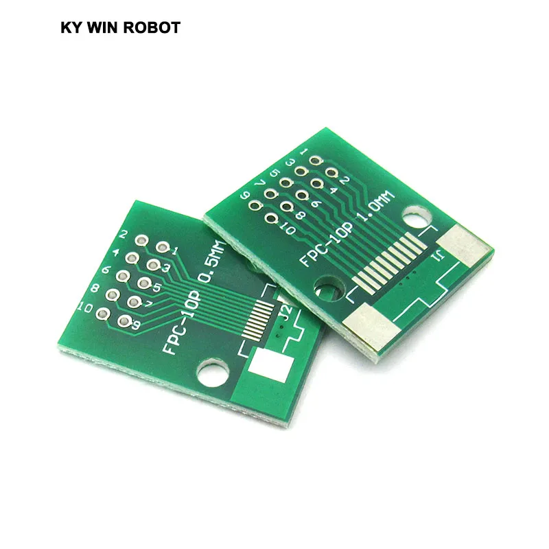 Free Shipping 5 PCS/LOT Double Side 0.5mm 1mm FFC FPC 10P 10 Pin to 2.54mm DIP Moudle PCB Board Adapter Socket Plate
Free Shipping 5 PCS/LOT Double Side 0.5mm 1mm FFC FPC 10P 10 Pin to 2.54mm DIP Moudle PCB Board Adapter Socket Plate