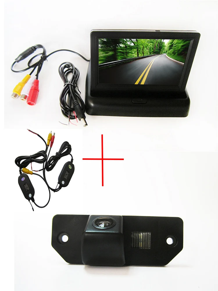 Wireless WIFI Car Rear View Camera for FORD FOCUS SEDAN (3 Carriages) Ford C-max,with 4.3 Inch foldable LCD TFT Monitor
Wireless WIFI Car Rear View Camera for FORD FOCUS SEDAN (3 Carriages) Ford C-max,with 4.3 Inch foldable LCD TFT Monitor