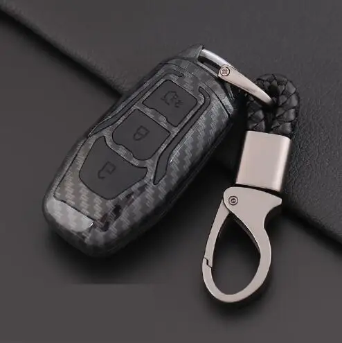Carbon Fiber Car Smart Remote Key Fob Cover Case Bag for Ford Focus Mondeo Ecosport Kuga Escape 3 button key case Keychain
Carbon Fiber Car Smart Remote Key Fob Cover Case Bag for Ford Focus Mondeo Ecosport Kuga Escape 3 button key case Keychain