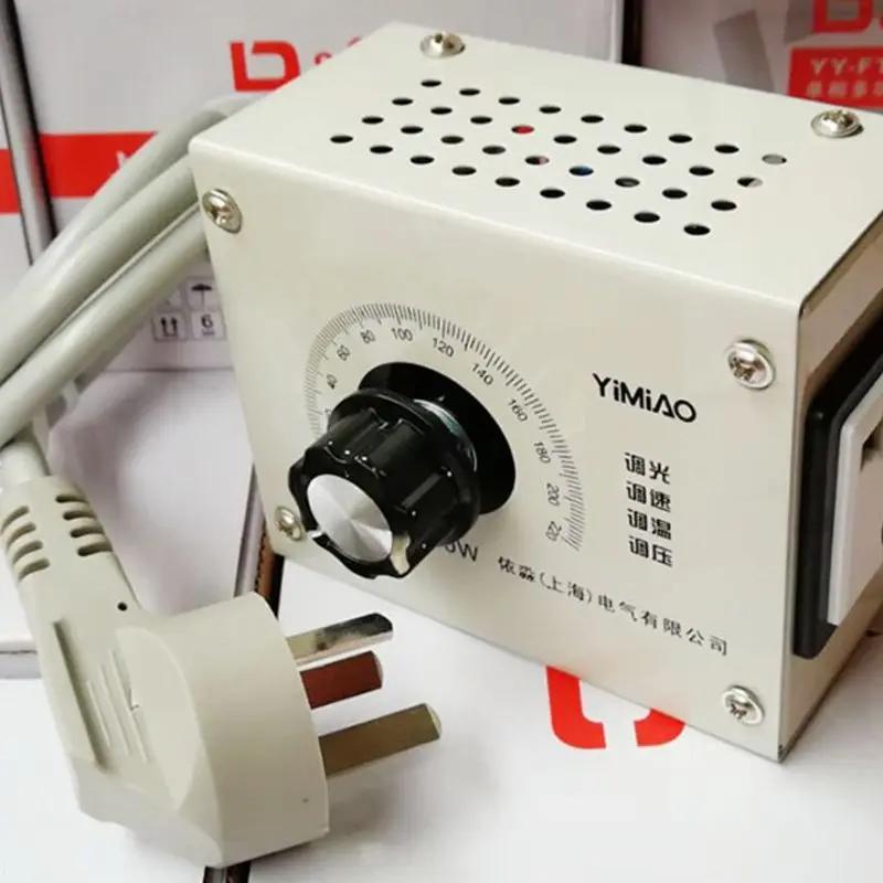 WBT-4000W 220V Controllable Variable Voltage Regulator Light Brightness Temperature Adjustment Fan Speed Motor Electric Dimmer
WBT-4000W 220V Controllable Variable Voltage Regulator Light Brightness Temperature Adjustment Fan Speed Motor Electric Dimmer