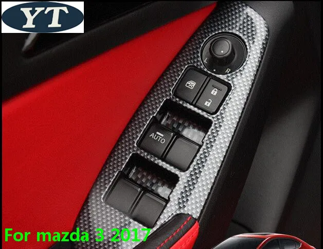 Auto interior armrest decoration trim cover,window switch button trim for Mazda 3 2017, auto accessories,4pcs/set.
Auto interior armrest decoration trim cover,window switch button trim for Mazda 3 2017, auto accessories,4pcs/set.