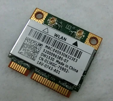 Wholesale New DW1530 Broadcom BCM943228HM4L BCM43228 802.11a/b/g/n half Mini Pci-e card for Dell 1320 1370 1564 1764
Wholesale New DW1530 Broadcom BCM943228HM4L BCM43228 802.11a/b/g/n half Mini Pci-e card for Dell 1320 1370 1564 1764