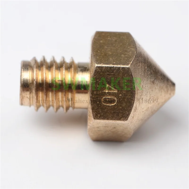 3D printer parts UM Original extruder hotend brass 0.4mm nozzle M6 Thread For DIY 3D printer
3D printer parts UM Original extruder hotend brass 0.4mm nozzle M6 Thread For DIY 3D printer