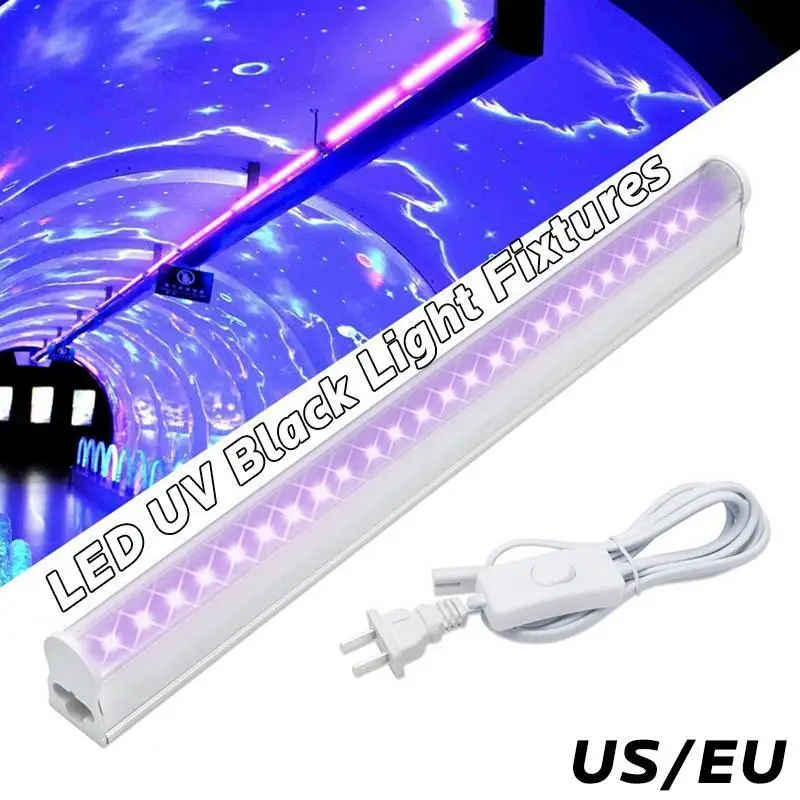 Портативный 30 см черный светодиодный UV светильник бар DJ оборудование