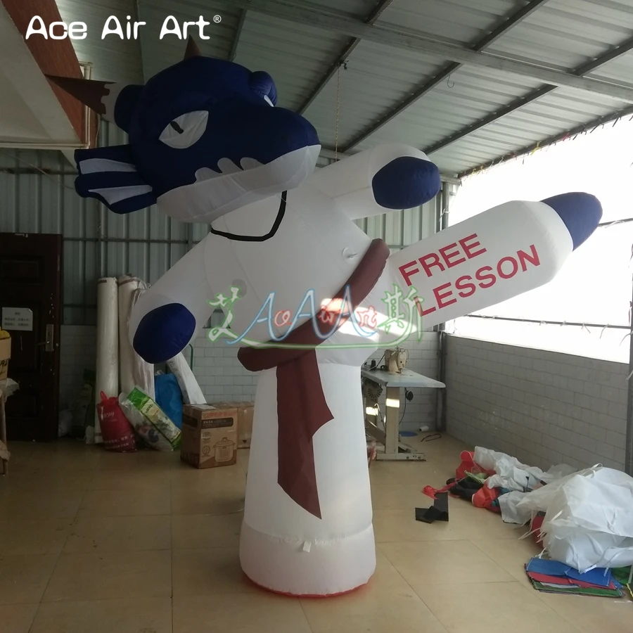 Newest designed led inflatable karate model with dragon head and logo"FREE LESSON"for advertising and promotion
Newest designed led inflatable karate model with dragon head and logo"FREE LESSON"for advertising and promotion