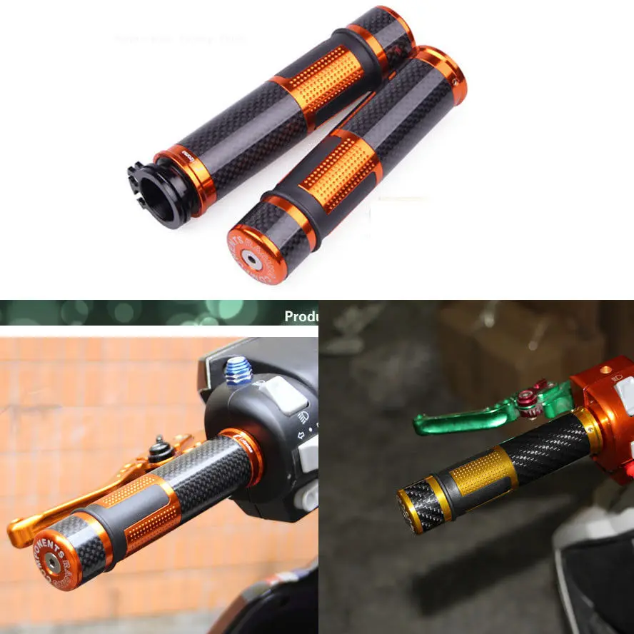 Motorcycle 22mm 7/8" Carbon Fiber Handle Bar Hand Grips Bar Ends fit For Universal Motorcycle Parts Accessories
Motorcycle 22mm 7/8" Carbon Fiber Handle Bar Hand Grips Bar Ends fit For Universal Motorcycle Parts Accessories