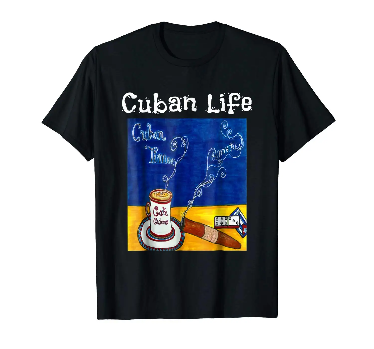 Cuba Life T-Shirt Cuban Coffee, Cigars, Dominoes Vintage Tee Fashion Men And T Shirt Free Shipping
Cuba Life T-Shirt Cuban Coffee, Cigars, Dominoes Vintage Tee Fashion Men And T Shirt Free Shipping