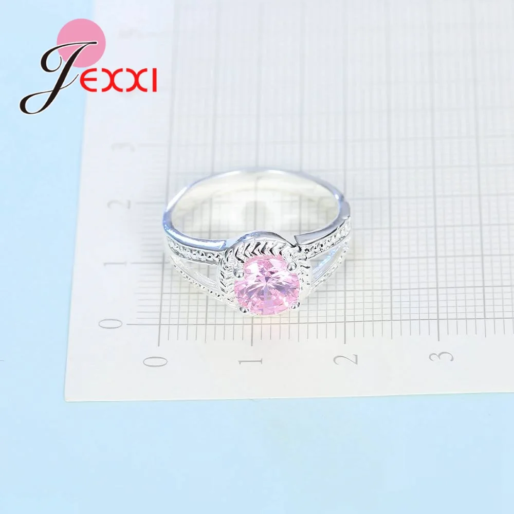 Classic Wedding/Engagement Jewelry Shiny Pink Zircon Women Finger Ring Dropship 925 Sterling Silver--Jewelry Hot Sale
Classic Wedding/Engagement Jewelry Shiny Pink Zircon Women Finger Ring Dropship 925 Sterling Silver--Jewelry Hot Sale