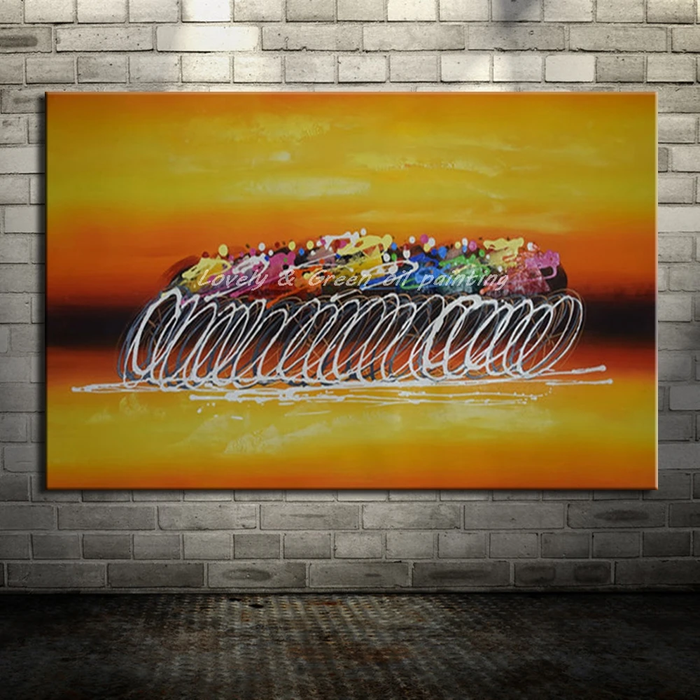 100% Hand Painted Modern Abstract Oil Painting OnCanvas Wall Art Pictures For Living Room Home Decoration Pop Art Unframed Gift
100% Hand Painted Modern Abstract Oil Painting OnCanvas Wall Art Pictures For Living Room Home Decoration Pop Art Unframed Gift