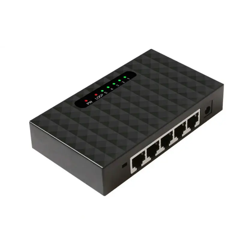 10/100Mbps 5 Port Mini Ethernet Switch Desktop RJ45 lan Network Adapter EU/US adapter metal / plastic shell
10/100Mbps 5 Port Mini Ethernet Switch Desktop RJ45 lan Network Adapter EU/US adapter metal / plastic shell
