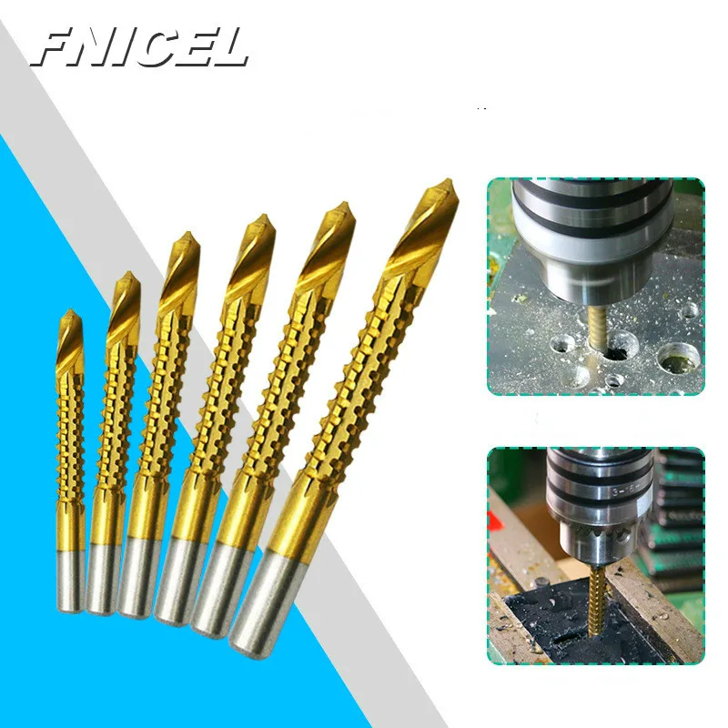 6pcs/Set 3-8mm Titanium Coated HSS Drill Bit Electric Drill Plastic Metal Hole Grooving Drill Saw Carpenter Woodworking Tools
6pcs/Set 3-8mm Titanium Coated HSS Drill Bit Electric Drill Plastic Metal Hole Grooving Drill Saw Carpenter Woodworking Tools