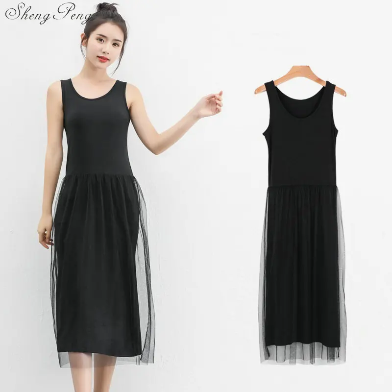 2018 Summer Milk Silk Lace Sexy spaghetti Strap Basic All-match Slips White Black Color All-match Slips Underdress V1192
2018 Summer Milk Silk Lace Sexy spaghetti Strap Basic All-match Slips White Black Color All-match Slips Underdress V1192