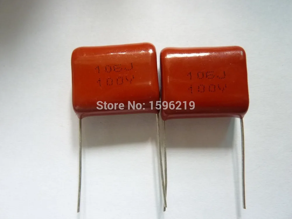 Конденсатор CBB 106 100V 106J мкФ P22 CL21 Металлизированный Полипропиленовый пленочный