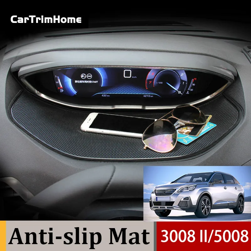 Interior Trims For peugeot 3008 accessories Dashboard Anti-Slip Pad for peugeot 3008 5008 2017 2018 2019
Interior Trims For peugeot 3008 accessories Dashboard Anti-Slip Pad for peugeot 3008 5008 2017 2018 2019