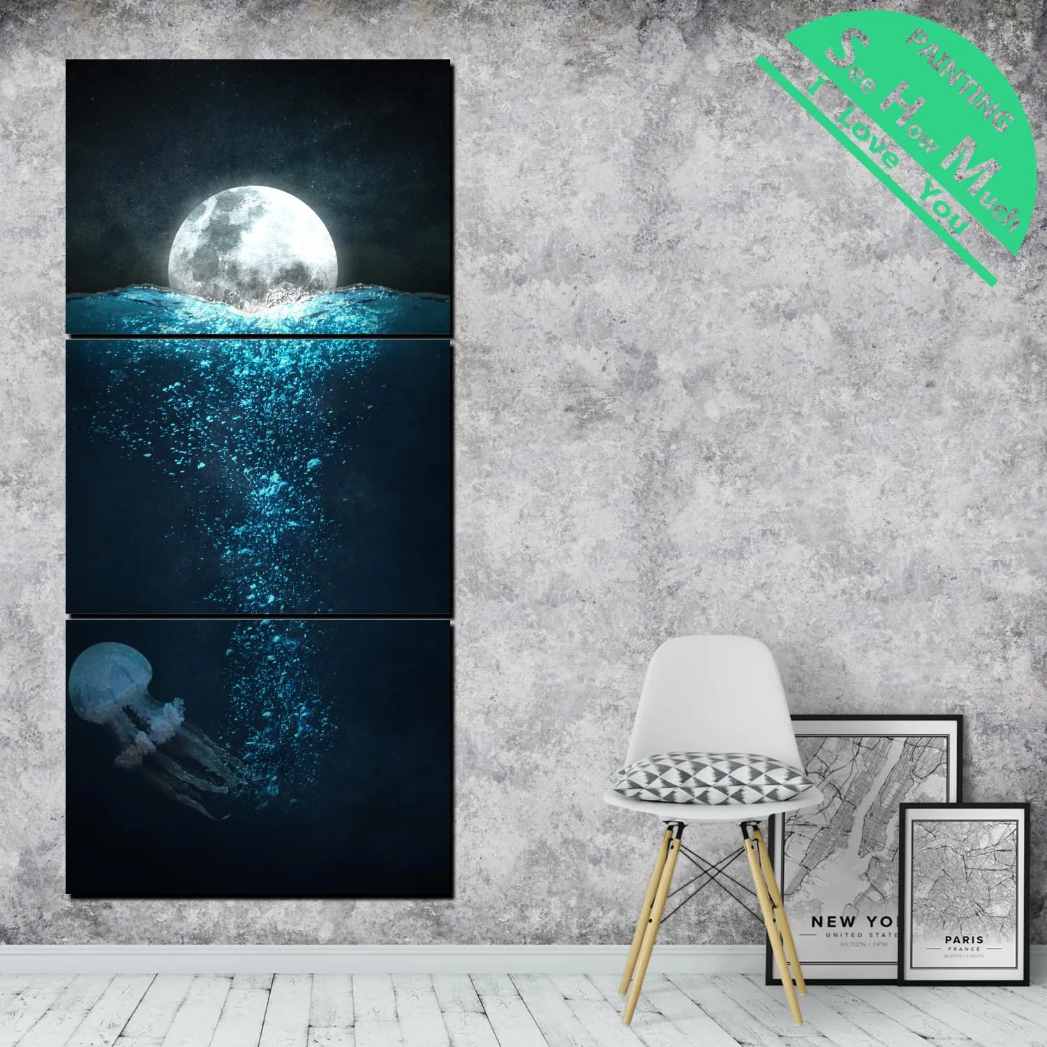 3 Pieces Jellyfish In the Moonlight HD Printed Canvas Painting with Pictures Decoration posters and prints poster paintings
3 Pieces Jellyfish In the Moonlight HD Printed Canvas Painting with Pictures Decoration posters and prints poster paintings