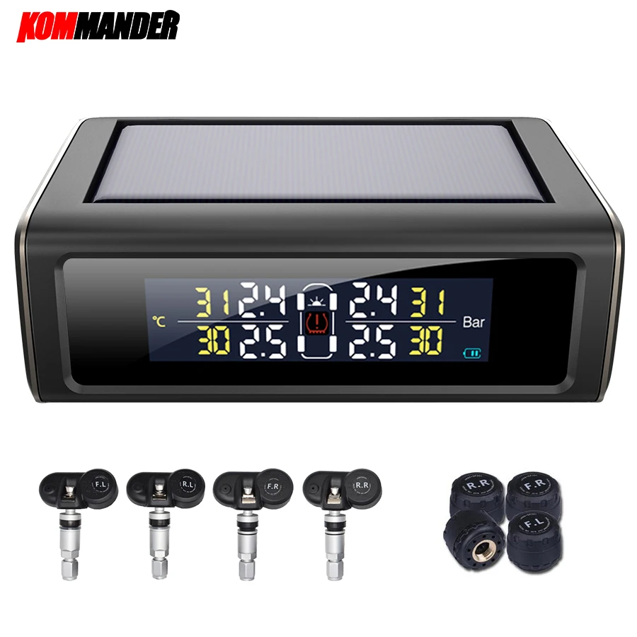 Kommander автомобилей TPMS шин Давление мониторинга Системы солнечной зарядки HD цифровой ЖК-дисплей Дисплей Автоматическая сигнализация Системы...
Kommander автомобилей TPMS шин Давление мониторинга Системы солнечной зарядки HD цифровой ЖК-дисплей Дисплей Автоматическая сигнализация Системы...