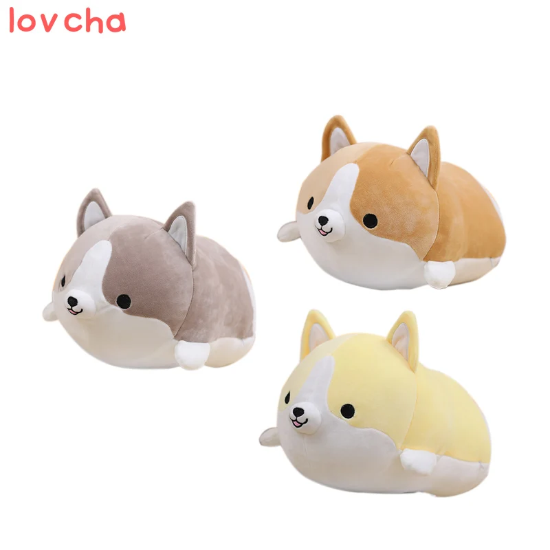 Lovcha 30 см милые корги собака плюшевые игрушки мягкие животных мультфильм Подушки