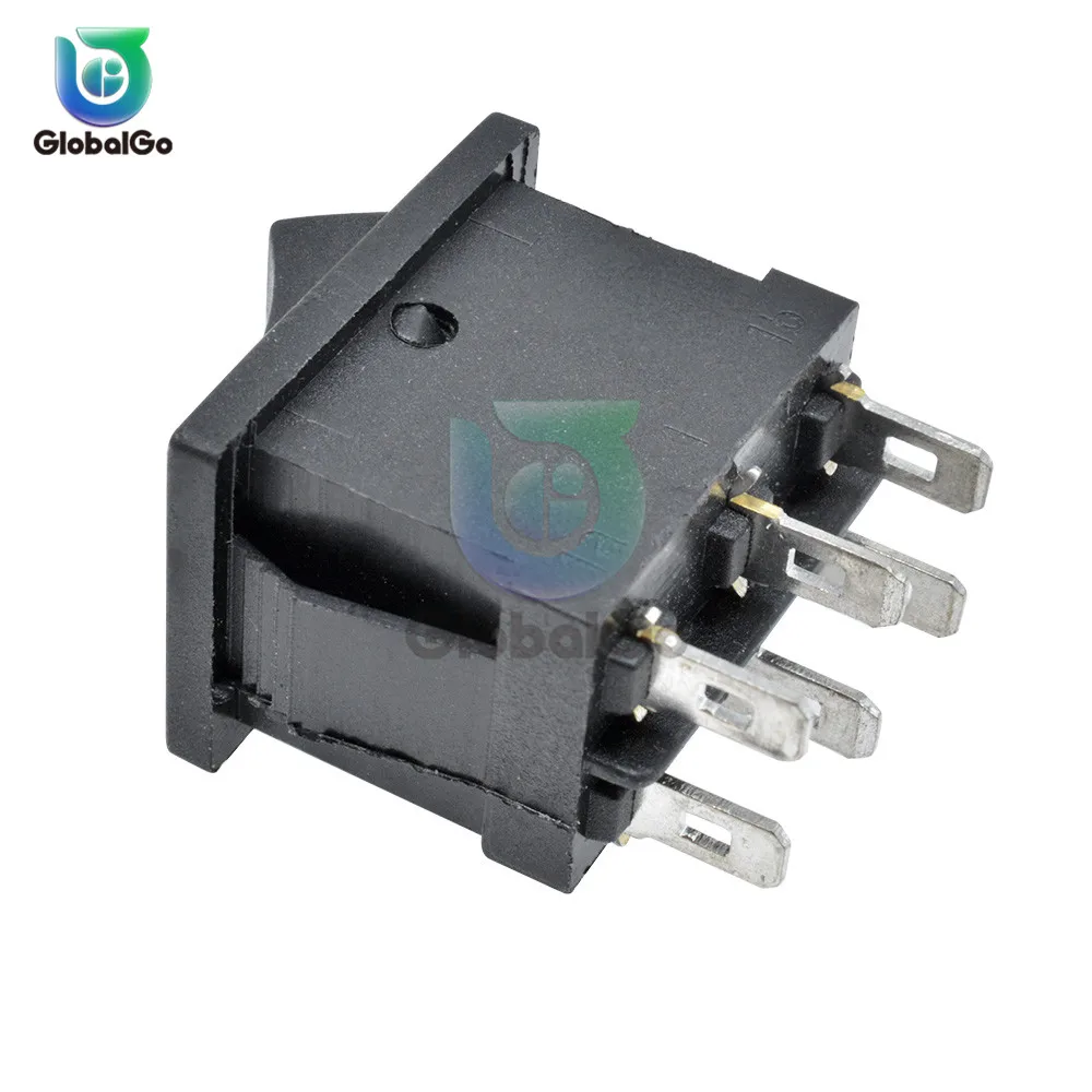 5pcs/Lot 6Pin DPDT ON-OFF-ON 3 Position Snap Boat Rocker Switch AC 6A/250V 10A/125V Power Button Switch Home Diy
5pcs/Lot 6Pin DPDT ON-OFF-ON 3 Position Snap Boat Rocker Switch AC 6A/250V 10A/125V Power Button Switch Home Diy