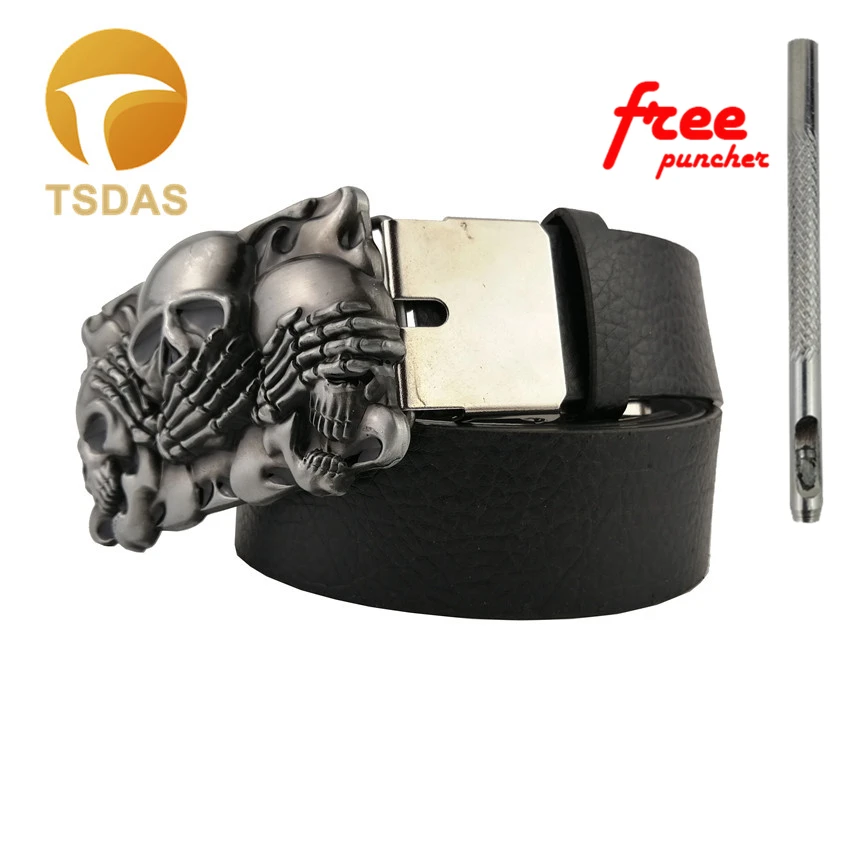 New Style Silver Plated Skull Metal Belt Buckle for 4cm Wide Belt Cowboy Jeans Accessories
New Style Silver Plated Skull Metal Belt Buckle for 4cm Wide Belt Cowboy Jeans Accessories