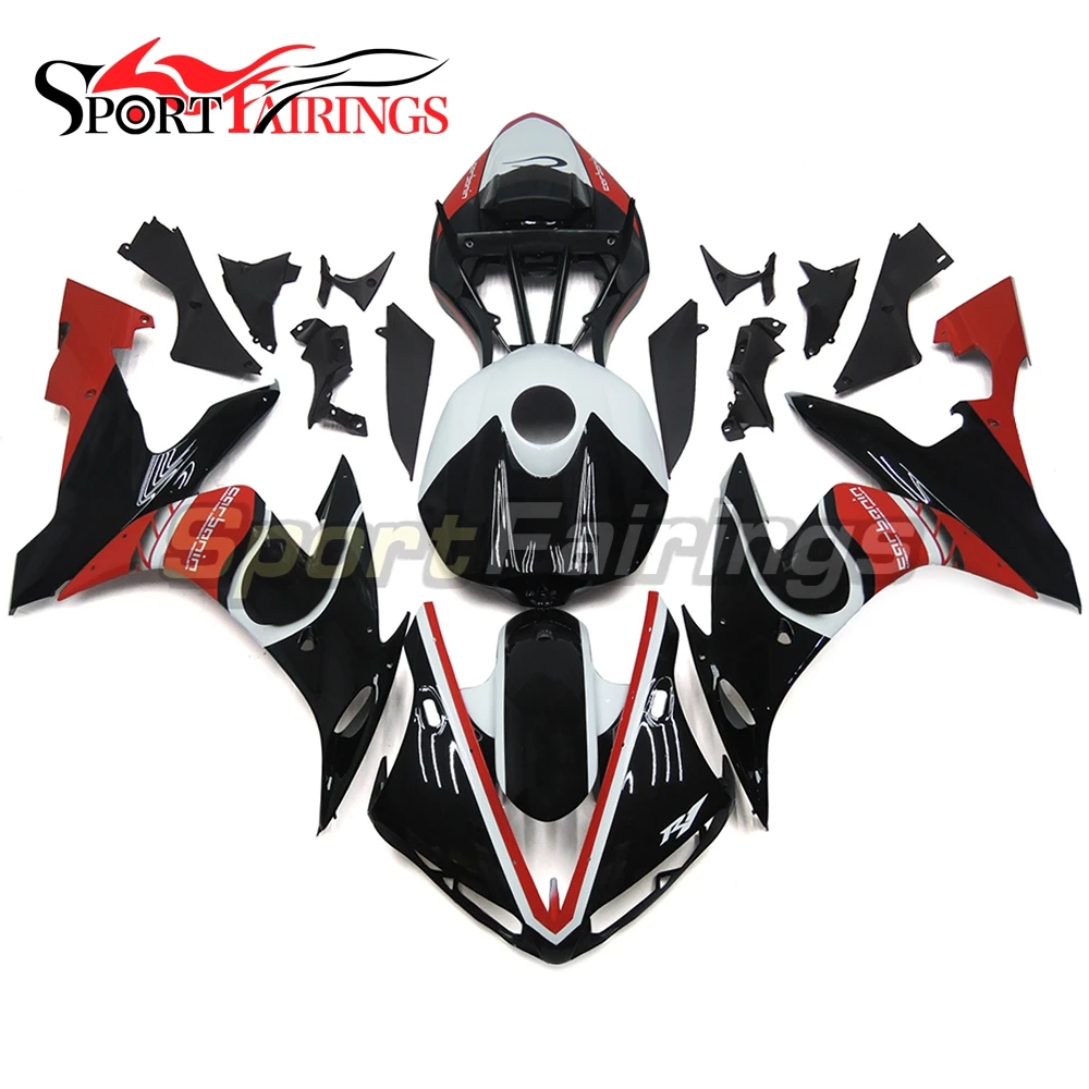 Обтекатели из АБС-пластика для Yamaha R1 04 05 06 YZF-R1 2004 2005 2006 комплект обтекателей для мотоцикла инъекция глянцевый черный красный новый спойлер
Обтекатели из АБС-пластика для Yamaha R1 04 05 06 YZF-R1 2004 2005 2006 комплект обтекателей для мотоцикла инъекция глянцевый черный красный новый спойлер