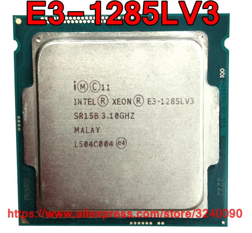 Оригинальный процессор Intel CPU Xeon E3 1285LV3 3 10 ГГц 8 Мб 65 Вт четырехъядерный LGA1150