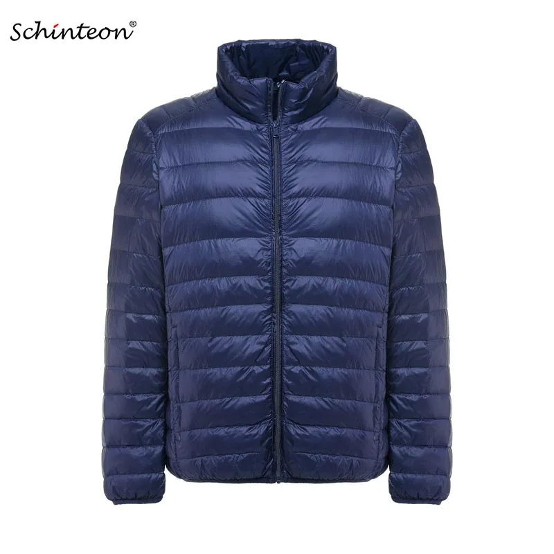 Schinteon Men White Duck Down Jacket Ultra Light Thin Jackets Stand Collar Outerwear New Arrival Autumn M-6XL
Schinteon Men White Duck Down Jacket Ultra Light Thin Jackets Stand Collar Outerwear New Arrival Autumn M-6XL