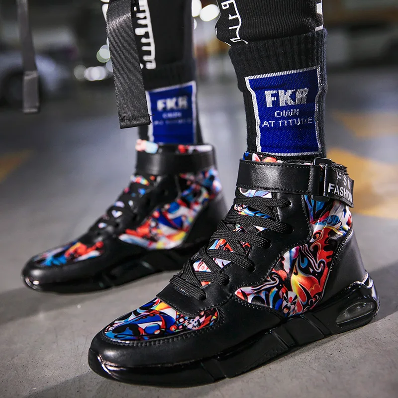 New High Top Running Shoes for Men Sneakers Air Cushion Running Shoes Outdoor Walking Shoes Comfortable Free Shipping-in
New High Top Running Shoes for Men Sneakers Air Cushion Running Shoes Outdoor Walking Shoes Comfortable Free Shipping-in