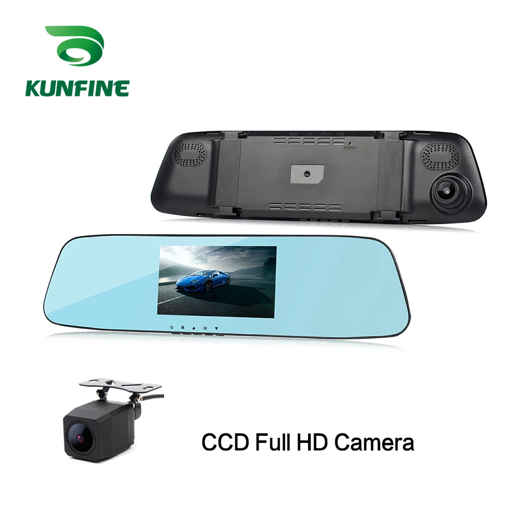 KUNFINE 4,3 "FULL HD 1080P запись видеорегистратор Автомобильный видеорегистратор зеркало заднего вида камера видео рекордер две камеры запись
KUNFINE 4,3 "FULL HD 1080P запись видеорегистратор Автомобильный видеорегистратор зеркало заднего вида камера видео рекордер две камеры запись